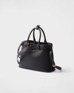 Prada Buckle Small Leather Handbag With Belt - Image 2
